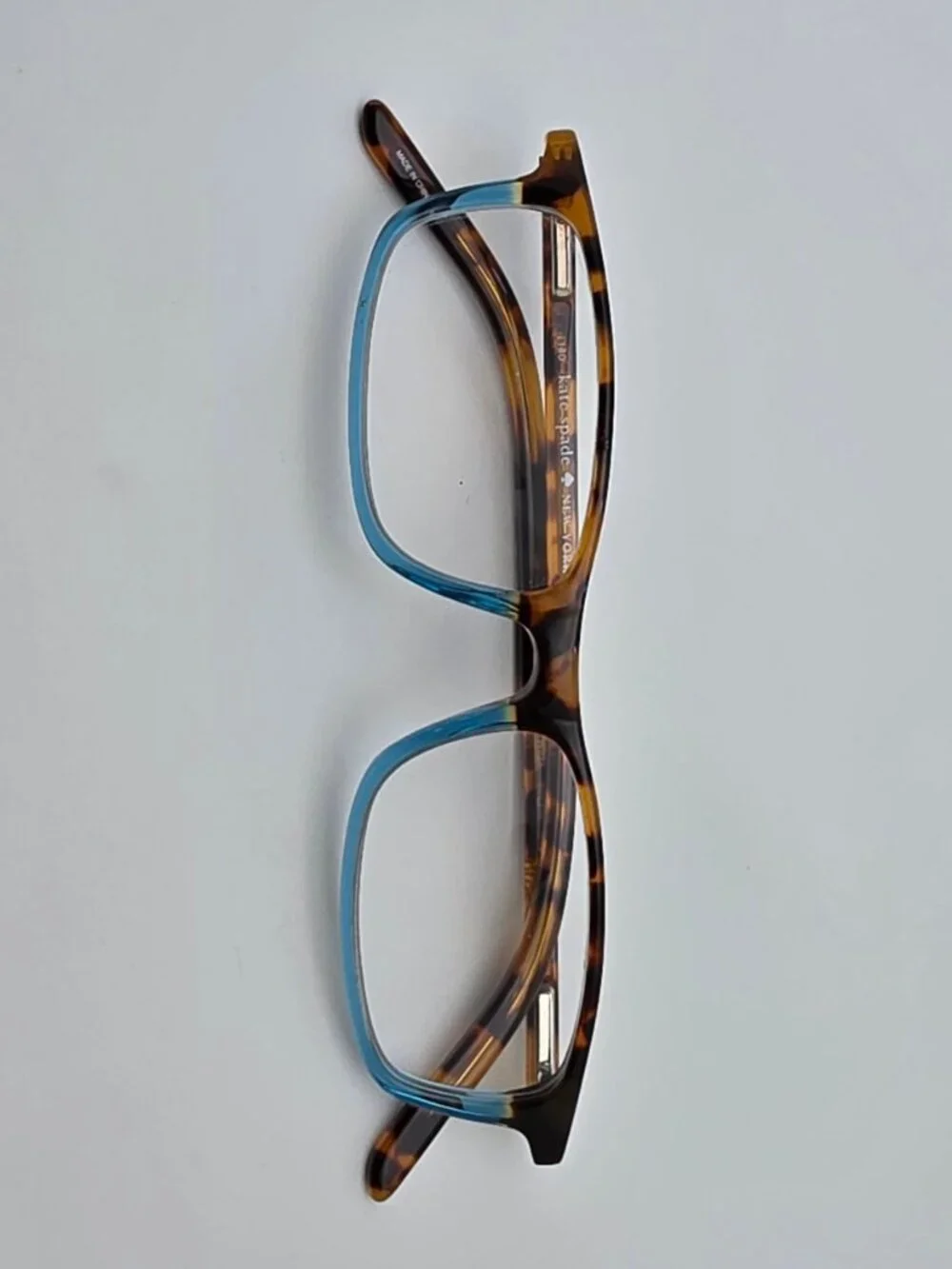 Kate Spade New York Jodie Havana Blue +2.50 Reading Glasses w/ Flexhinge 50mm